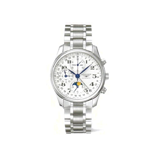 Longines Master Collection Silver Dial Chronograph Stainless Steel Mens Watch L26734786