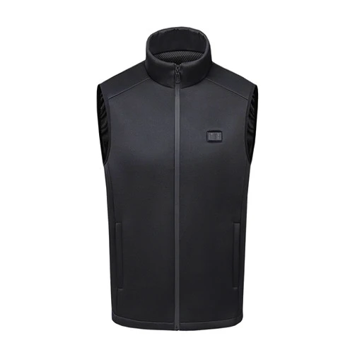 Generic Vest Winter Coat Jacket Thick Men Solid Heated Padded Cotton Pocket Tops Warm Vest down Jacket Lightweight