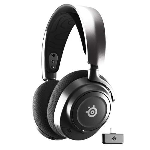 SteelSeries Arctis Nova 7 Wireless Multi-Platform Gaming Headset — Neodymium Magnetic Drivers — 2.4GHz + Mixable Bluetooth — 38Hr USB-C Battery — ClearCast Gen2 AI Mic — PC, PS5, Switch, VR, Mobile