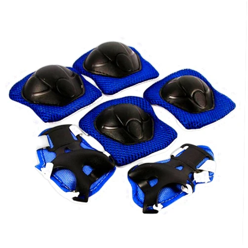 QXPDD Kids Knee Pads Set,6 in 1 Kit Protective Gear Knee Elbow Pads Wrist Guards Protection Safety for Rollerblading Roller Skating Skateboarding Riding Cycling Scooter Bicycle Ski Sports