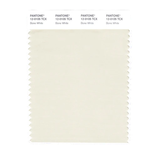 PANTONE Smart 12-0105X Color Swatch Card, Bone White