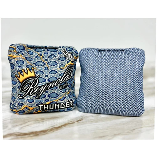 Reynolds Bags Thunder - Snakeskin Edition - Reynolds Cornhole Bags - 2025 ACL Approved - AS SEEN ON ESPN - Professional Cornhole Bags