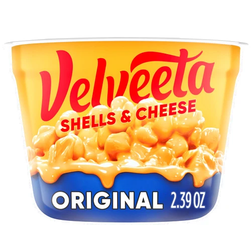 Velveeta Shells & Cheese Original Microwaveable Shell Pasta & Cheese Sauce, 2.39 oz Cup