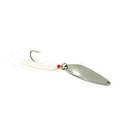 Sea Striker Nickel Plated Casting Spoon with Single Hook