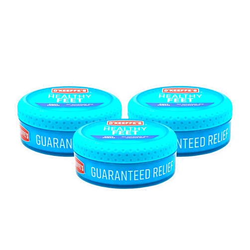 O'Keeffe's K0320001-3 Healthy Feet Foot Cream in Jar (3 Pack), 3.2 oz 3 - Pack Cream