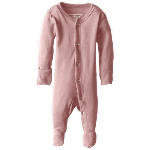L'ovedbaby baby-girls Organic Baby Snap Footie