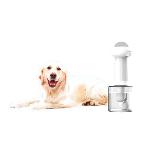 MSDONG electric foam soap dispenser for dog bath/cat bath/kitchen sink/bathroom/, rechargeable, 9 inx 3.2in x 3.2in 350ml capacity 1200mAh IPX 7 waterproof (gray)