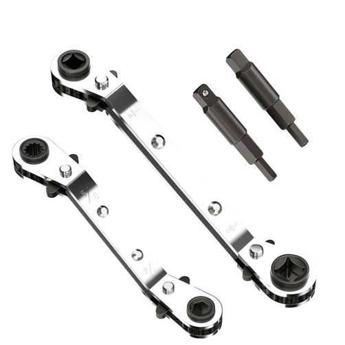 TOOVEM A FAMILY OF MANUFACTURERS Toovem HVAC Service Wrench Set, Ratchet Wrench has 3/16
