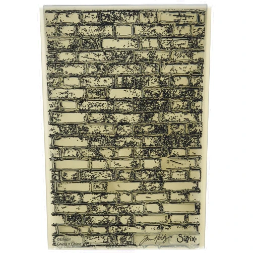 Sizzix 3-D Texture Fades Embossing Folder, Multicolor