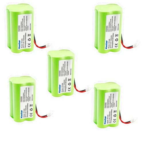 Kastar 5-Pack Battery Replacement for Summer Infant Baby Monitor 02100A-10, HK1100AAE4BMJS, Summer Infant 02090, Summer Infant 0209A, 0209B, Summer Infant 0210A, Summer Infant 02720 Baby Monitor