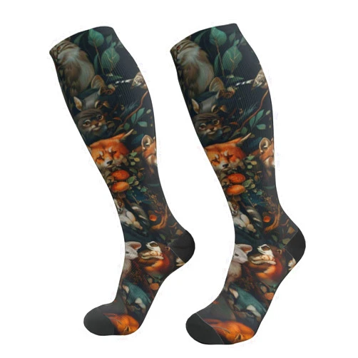 ANSGSD Compression Socks Women And Men For Nurses Travel Pregnancy Recovery Running Athletic