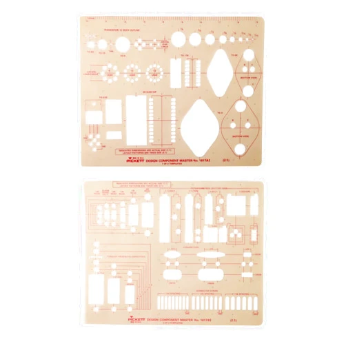 Pickett Design Component Master Templates, 2 Templates per Set, 1 Set Each (1617I)