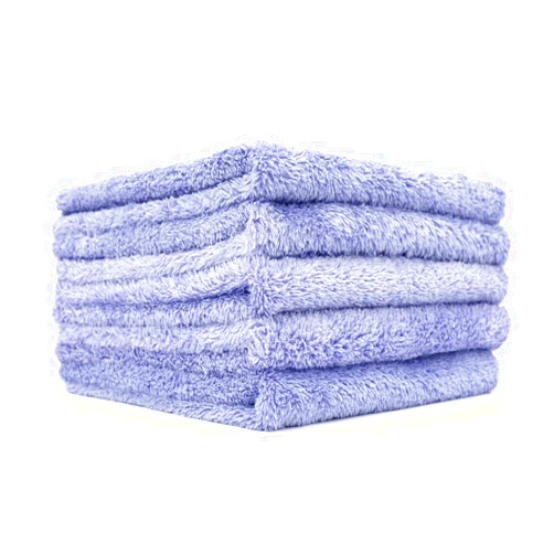 The Rag Company - Eagle Edgeless 350 (5-Pack) Professional Korean 70/30 Blend Super Plush Microfiber Detailing Towels, 350GSM, 16in x 16in, Lavender