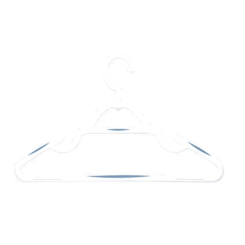 Honey-Can-Do Soft Touch White Plastic Swivel Hangers, 10-Pack HNG-09044 White