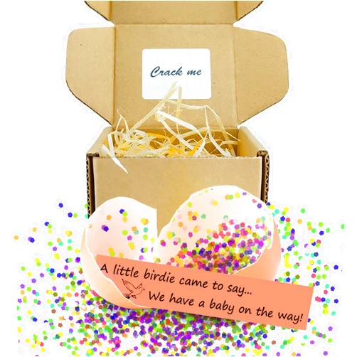 1DFAUL Egg Pregnancy Announcement, Pregnancy Reveal, Funny Baby Announcement Ideas, Surprise Eggs Perfect for grandparents Future Dad, or Friends