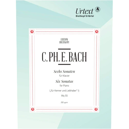 Carl Philipp Emanuel Bach C.P.E. Bach: 6 Piano Sonatas, Wq. 55 (Printed Edition)