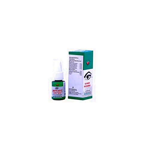 Vaidyaratnam Oushadhasala (Pack of 2) Vaidyaratnam Oushadhasala ELANEER KUZHAMPU (10ml) - by Venus.Exports
