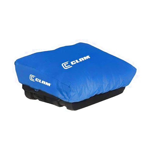 CLAM 8820 Outdoor Portable Fish Trap Ice Fishing Travel Cover with Pockets for Shelter Models Pro, Legend, and Legend XL, Cover Only, Blue