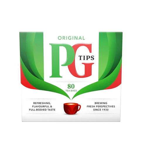 PG Tips Original Tea Bags 80 Count Box