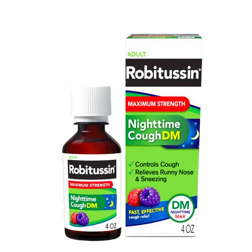 Robitussin Maximum Strength Nighttime Cough DM 4 Fl Oz