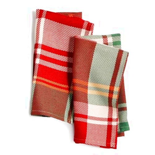 Bardwil Henley Plaid 4-Pc. Napkin Set