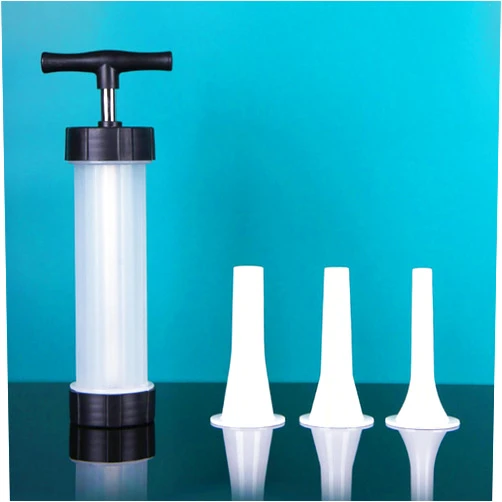 Jeeone Sausage Stuffer, Simple Hand-Made Sausage Making Machine, Hot Dog Stuffer With 3 Filling Tubes, Used To Make Sausages Of Different Sizes, Suitable For Family Gatherings and Barbecues