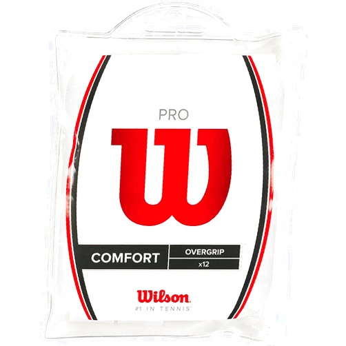 Wilson Pro Overgrip-Comfort 12 Pack. White #.1 Pack ( White )