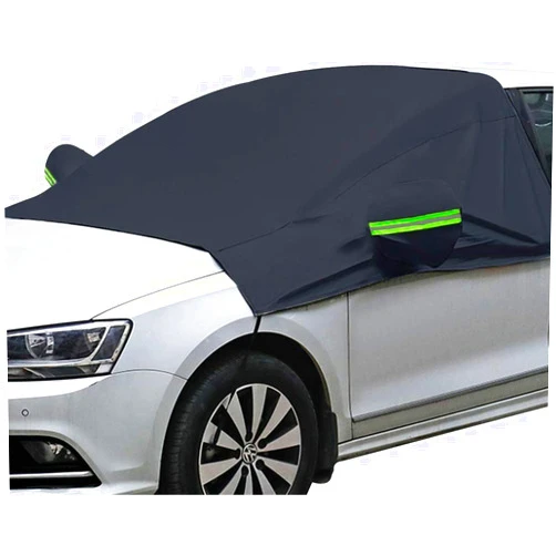 OMIGAO Extra Large Windshield Snow Ice Cover with Side Mirror Covers, Protects Windshield and Wipers from Weatherproof, Rain, Sun, Frost, Vehicles, Cars Trucks Vans and SUVs (94.5