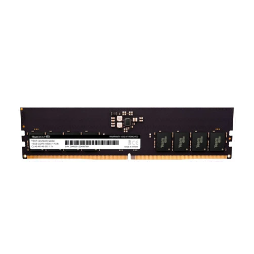 TEAMGROUP Elite DDR5 16GB 5600Mhz PC5-44800 CL46 Non-ECC Unbuffered UDIMM 288 Pin PC Computer Desktop Memory Module Ram Supports Intel & AMD TED516G5600C4601