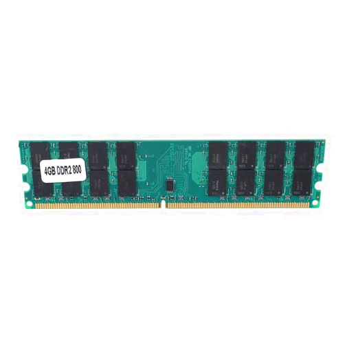 PUSOKEI 4GB Large Capacity DDR2 Memory Module for Desktop Computer, 240PIN 800MHz Fast Data Transmission RAM DDR2 4GB PC2-6400 Bandwidth, Plug and Play