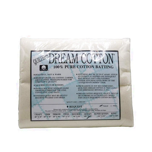 Quilters Dream Quilter's Dream Natural Cotton Batting Request Loft Queen