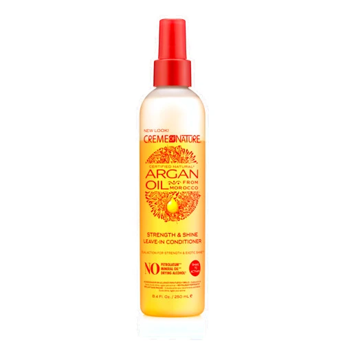 Creme of Nature, Argan Oil Leave In Conditioner, Detangling and Conditioning Formula for Normal Hair 8.45 Fl Oz