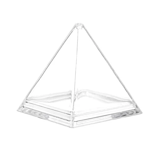 Hammont Pyramid Shaped Acrylic Candy Boxes - 8 Pack - 2.44