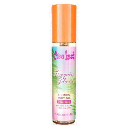 Tree Hut Tropic Glow Firming Body Oil, Hydrating Oil with Cupuacu Butter, Guarana & Pistachio Oil for Glowing Skin, 5 fl oz