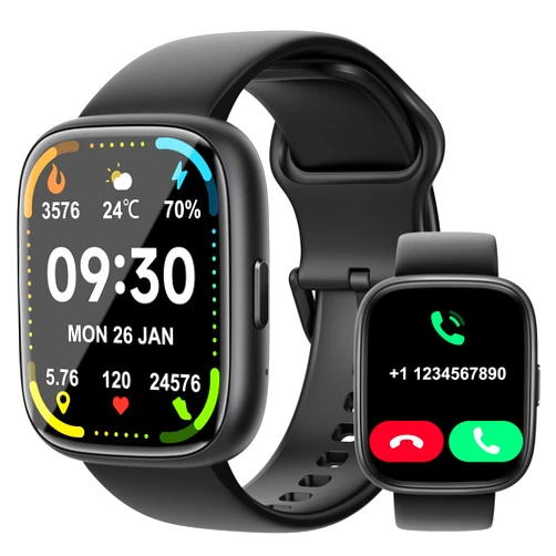 Bambooinn Smart Watch Bluetooth Call - Alexa Built-in 1.83
