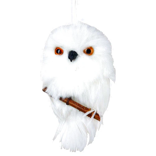 Kurt S. Adler YAMC2220 Hanging Owl Ornament with Branch, 3.93