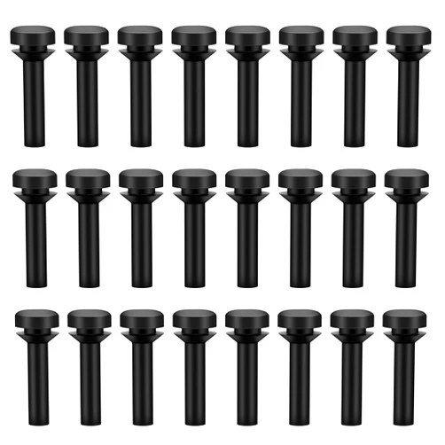 Blutoget 24 Pack WB02X24790 Grate Rubber Feet by Blutoget -Fit for GE Gas Stove Top Range Grate Foot Rubber Pads-Grate Foot Replaces 4455270, AP5989801, PS11729077, EAP11729077 GE Stove Rubber Grate Feet