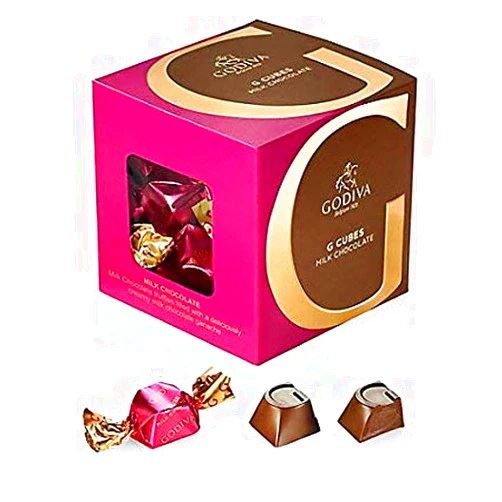 Godiva Chocolatier 22Pc G Cube, Milk-Milk, 6.25 Ounce