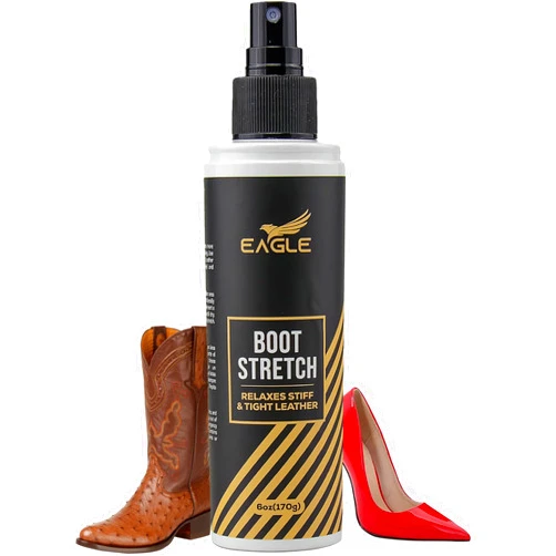 Eagle Boot Stretcher Spray(6oz) - Leather Softener for Shoes & Boots - Shoe Stretch Spray to Relieve Tight Fitting Shoes