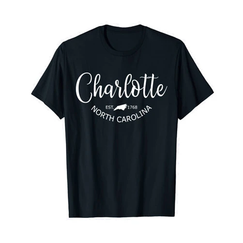US Cities Apparel Charlotte North Carolina Shirt Classic Charlotte NC US City T-Shirt