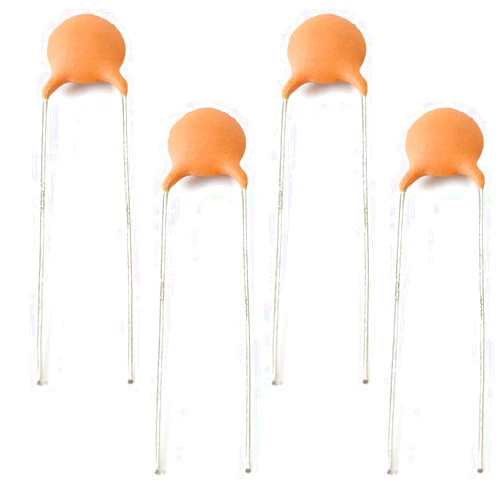 Fielect 10Pcs Ceramic Capacitor Kit 50V 220PF Disc Capacitors for DIY Electronic Circuit, Color Random