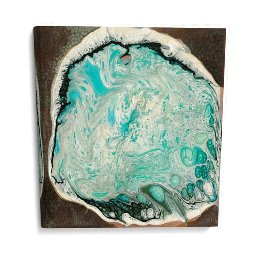 Canvas Lab Canvas Wall Art Decor by Canvas Lab - Atlantis I by the Artist Alicia Ludwig – Size: 14 x 14 in - Art subject: Abstract,Contemporary