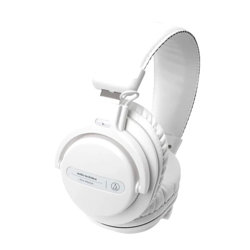 Audio-Technica ATH-PRO5XWH Professional Closed-Back Dynamic Over-Ear DJ Monitor Headphones, White