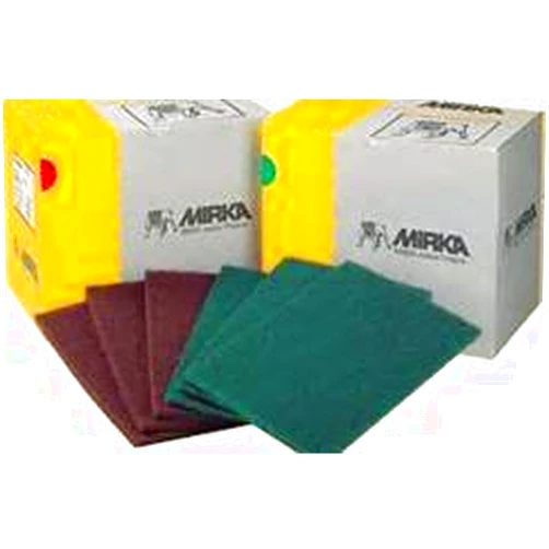 Mirka Mirlon Total Scuff Pads 4.5 X 9 Very Fine (Red) 25/Box