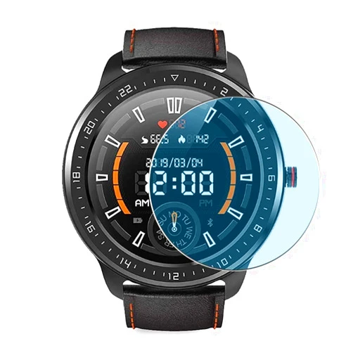 Puccy 3 Pack Anti Blue Light Screen Protector Film, compatible with iQuark N06 Smartwatch Smart watch TPU Guard （ Not Tempered Glass Protectors ）