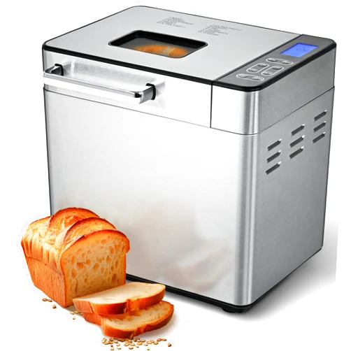 EUHOMY Bread Maker Machine 2LB Breadmaker with 13 Programs for 3 Loaf Sizes & 3 Crust Colors, Bread Machine Maker with Fruit and Nut Dispenser, Nonstick Pan, Dough Maker Ideal for Gifts, Gluten Free