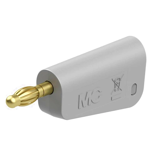 Stäubli LQ-4A-39 Laboratory Plug Pin Diameter: 4mm Grey