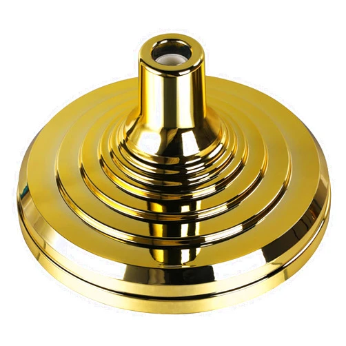 Jetlifee Floor Stand Base for Indoor Flagpole Flag Base, Gold Finish Long Lasting Plastic Base for Office Home, Compatible with 1.3 Inch, 1.1 Inch and 0.9 Inch Diameter Flag Pole