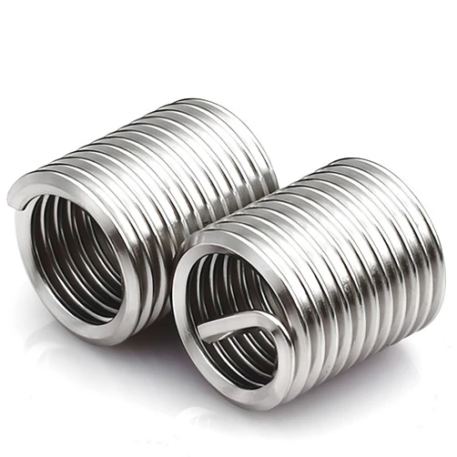 NACX M6 x 1mm x 2D Helicoil Wire Inner Thread Inserts, Coiled Wire Helical Screws, 304 Stainless Steel, Metric, 100Pcs