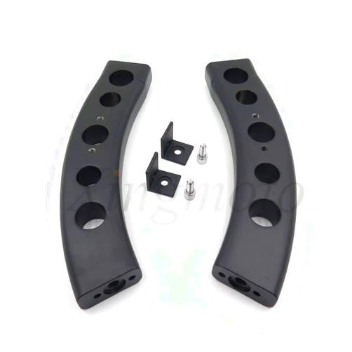 Xingmoto AfterMokit Replacement 1 inch Raise and Pull Back Handlebar Riser for 2006 and Up Suzuki Boulevard M109R with 1.25 inch Clamping Black